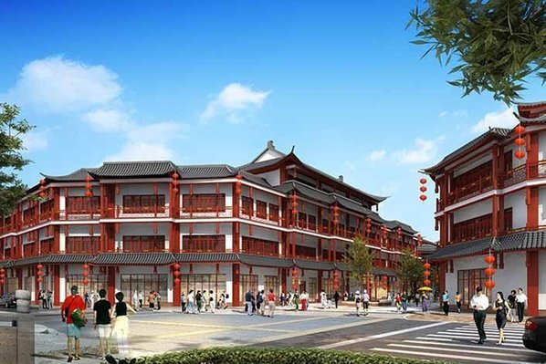 五福商业广场_效果图_2