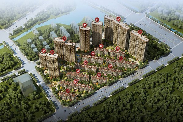 中国铁建西湖国际城效果图