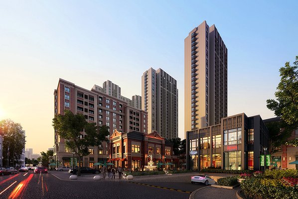 万科荣华金域名城商铺_效果图_5