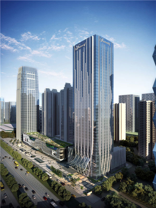 成都棕榈泉费尔蒙公寓_效果图_4