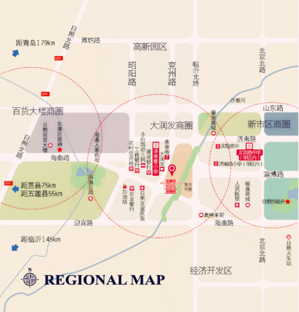 日照浮来春公馆_区位图_1