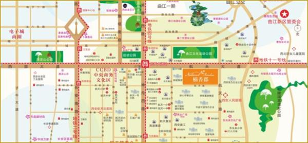 西安楠香郡_区位图_1