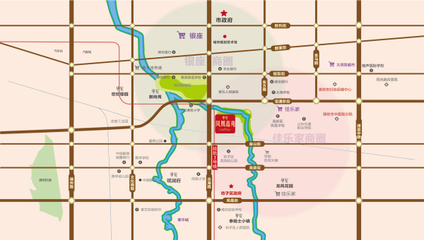 潍坊华安凤凰嘉苑_区位图_1
