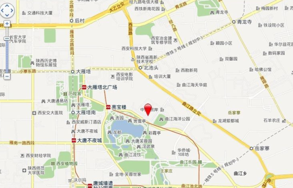 曲江紫汀苑_区位图_2