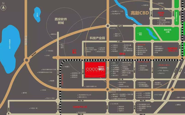 锦尚名城区位图