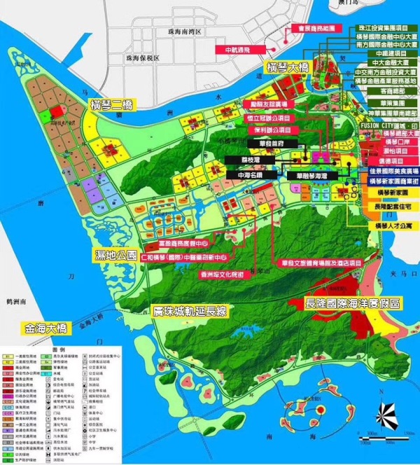 珠海保利国际广场区位图
