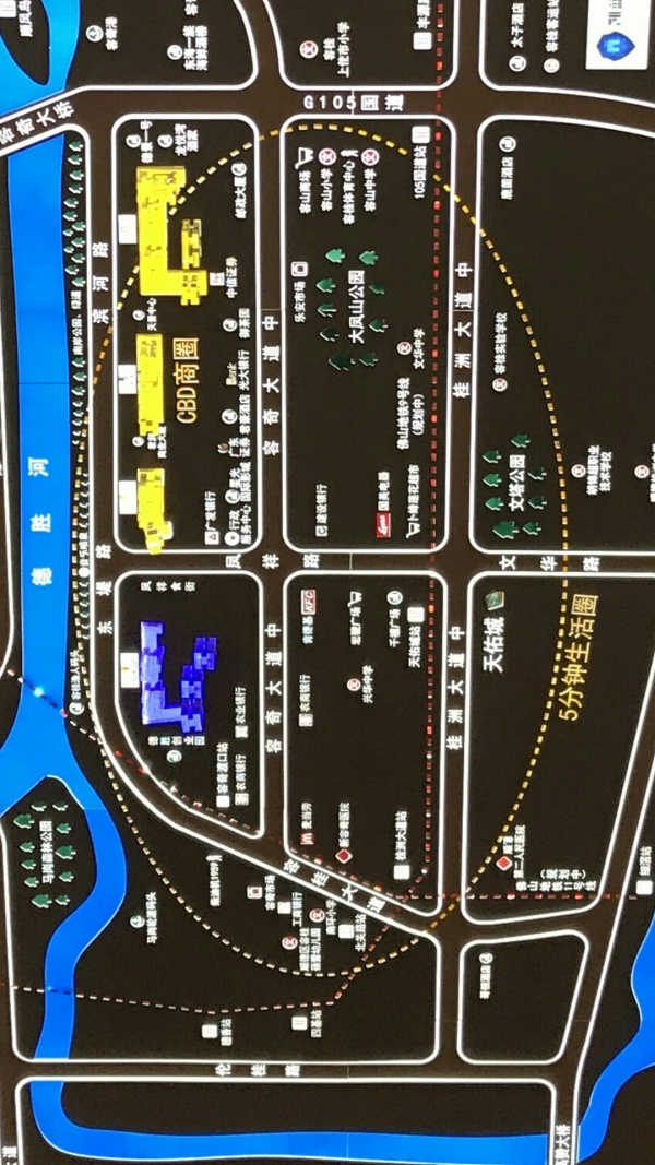 凯蓝滨江名门花园区位图
