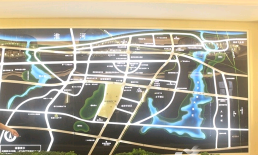 蚌埠新地城市广场区位图