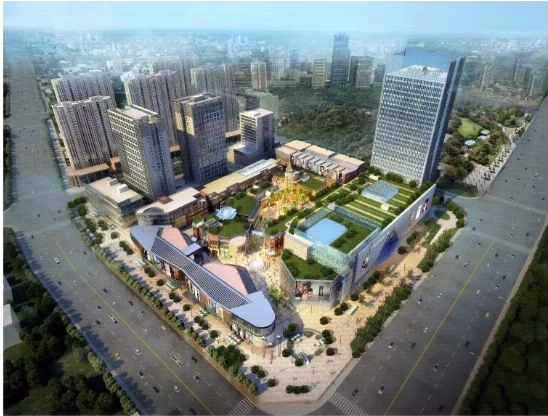 蚌埠新地城市广场效果图