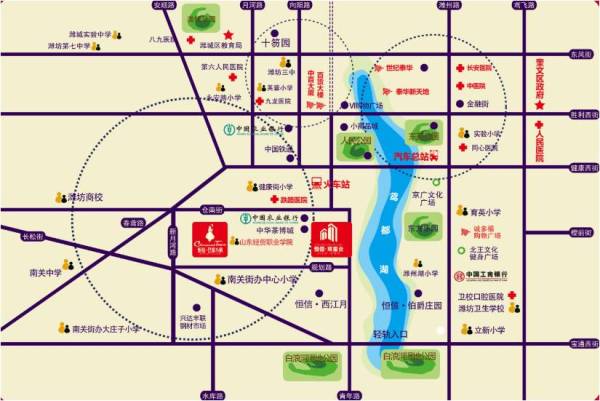 潍坊恒信巴塞小镇_区位图_1