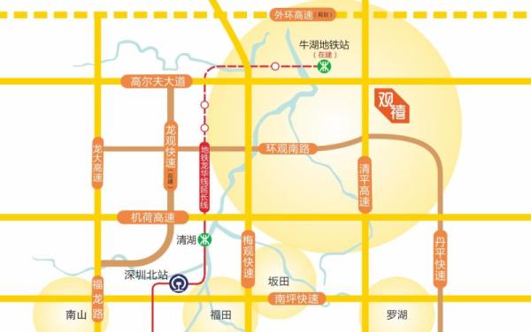 深圳观禧花园_区位图_1