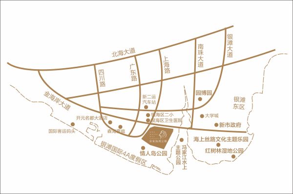 皇家海湾公馆区位图