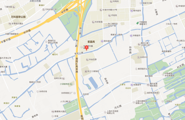 张江南区配套生活基地A3-06地块区位图