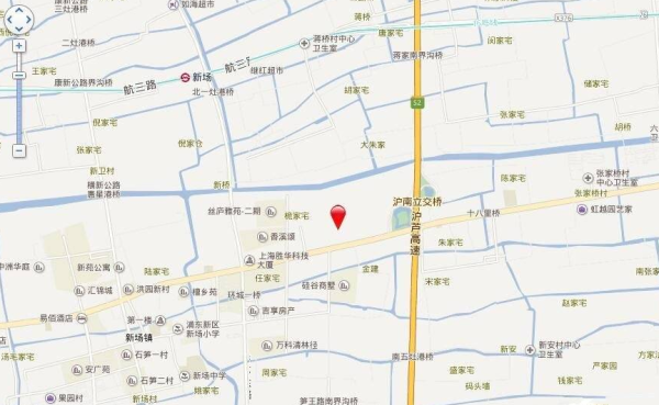 浦东新区新场旅游综合服务区A10-1地块区位图
