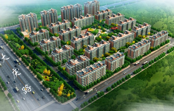 濮阳广厦绿景华庭效果图