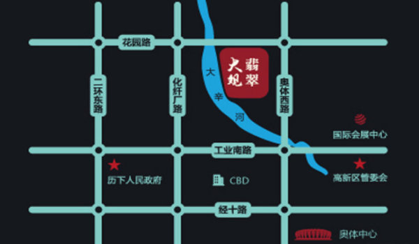 北科建·泰悦翡翠大观_区位图_1