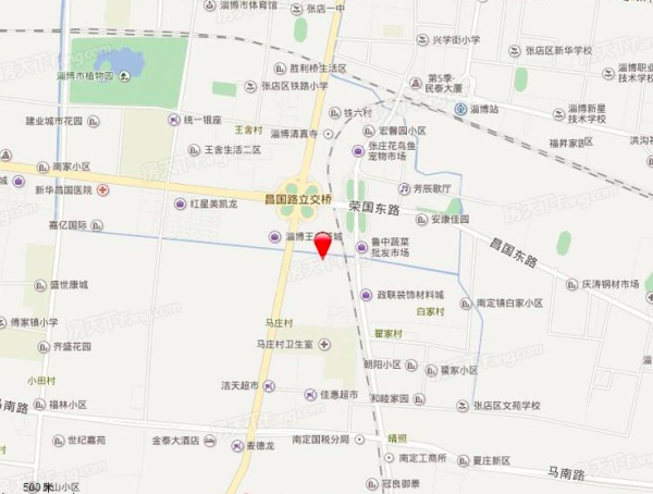 淄博花半里区位图