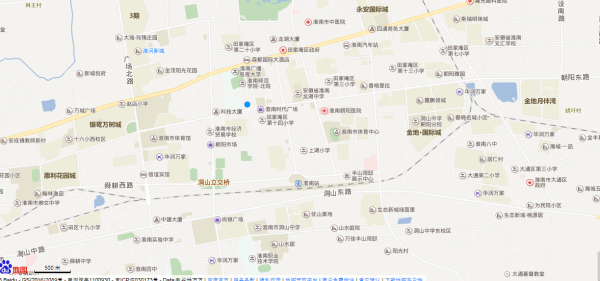 淮南金地·环球之光区位图