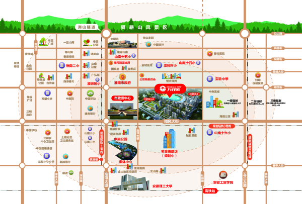 万茂城区位图