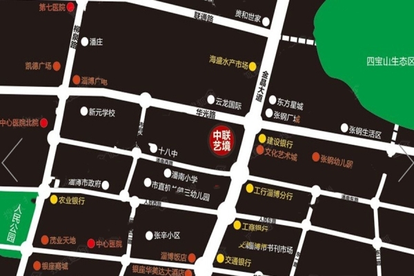 淄博中联艺境_区位图_1