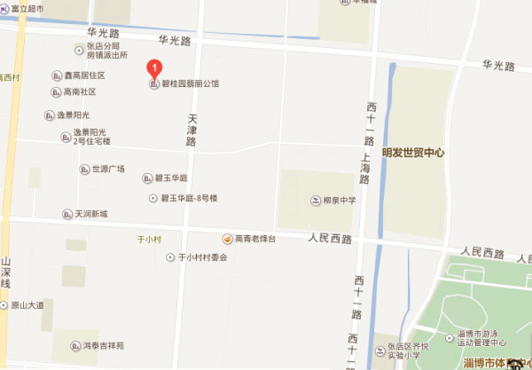 淄博碧桂园翡丽公馆_区位图_1