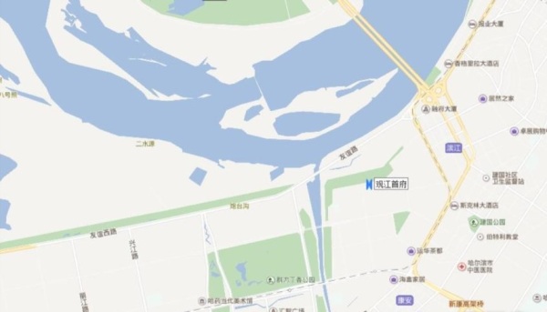 观江首府区位图