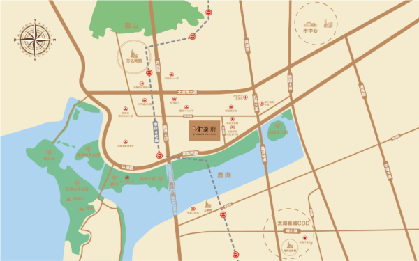无锡蠡湖金茂府_区位图_1