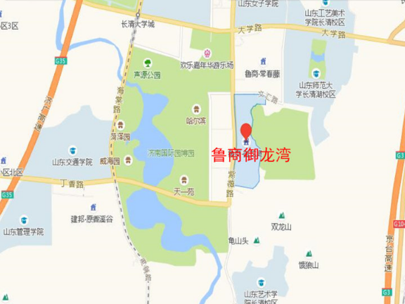 鲁商御龙湾区位图