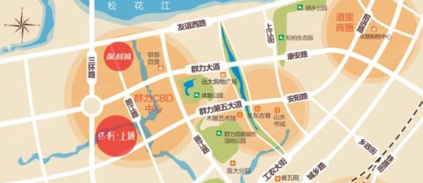 保利上城_区位图_1