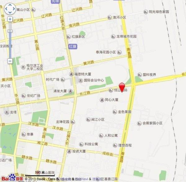 哈尔滨华南城区位图