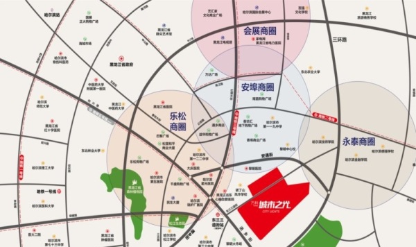 万科·招商城市之光_区位图_1