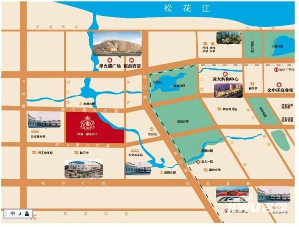中海寰宇天下区位图