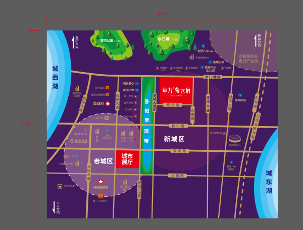 霍邱华力紫云府_区位图_1