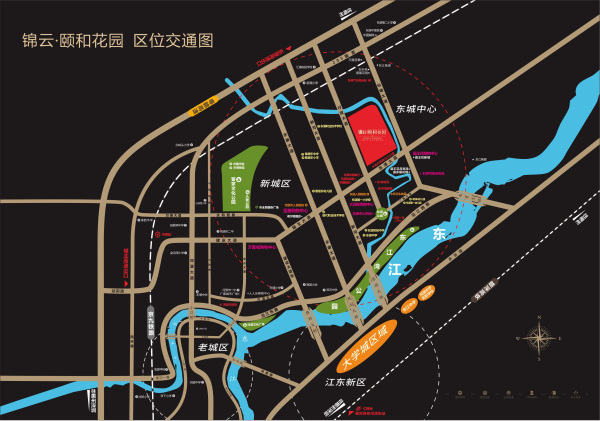 河源锦云颐和花园_区位图_1