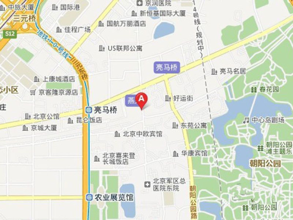 北京四季世家区位图