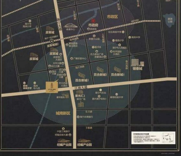 海宁万科新都会_区位图_2