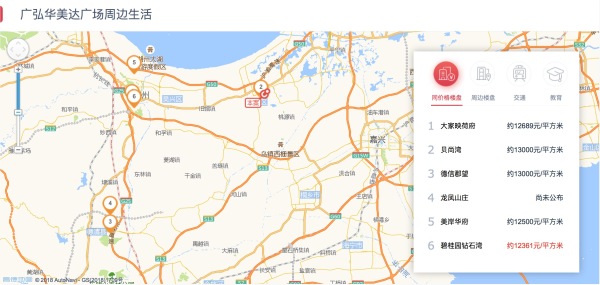 广弘华美达华公馆区位图
