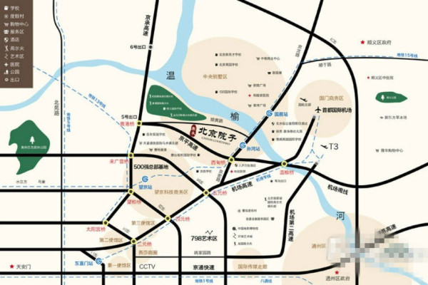 泰禾·北京院子区位图