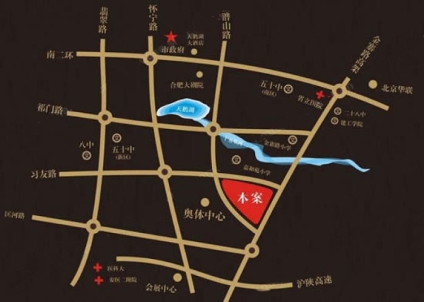 合肥城建五环国际区位图