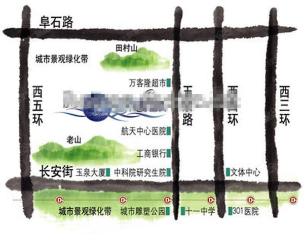 玉泉新城_区位图_1