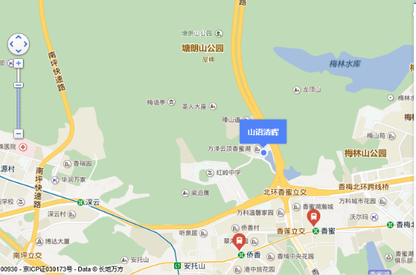 山语清晖花园_区位图_1