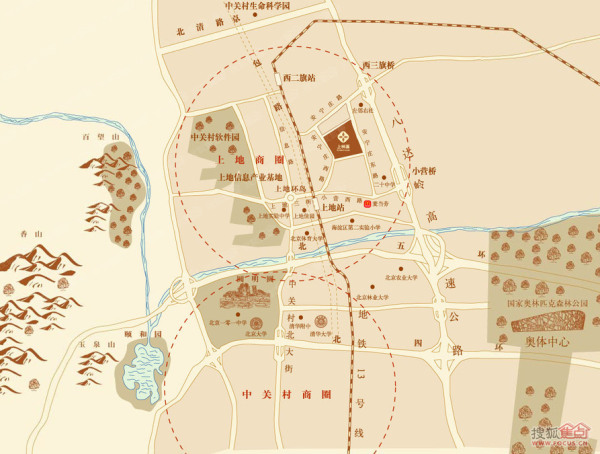 上林溪南区区位图