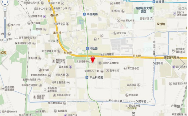北京诺德中心三期区位图