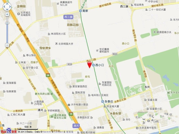 北京城建·世华龙樾区位图