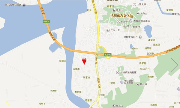 杭州铁建万科江湾城区位图
