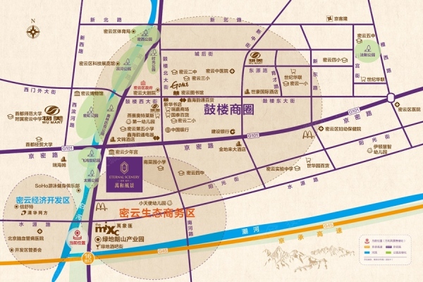 益田·远洋万和风景区位图