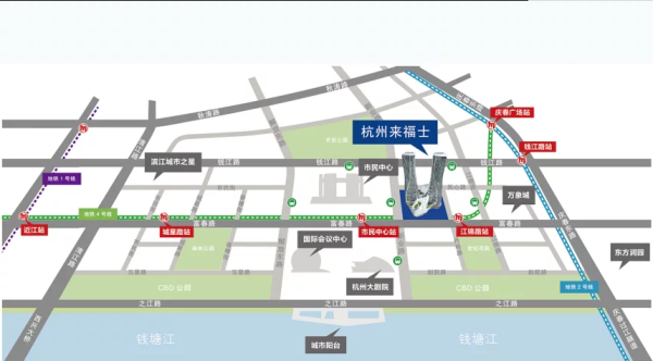 杭州来福士广场_区位图_1
