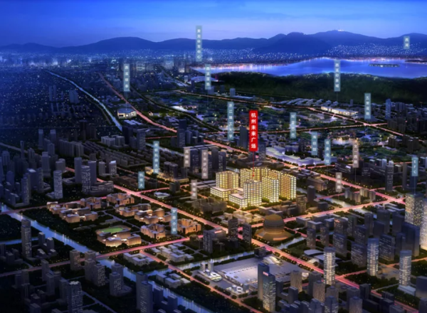 杭州未来广场区位图