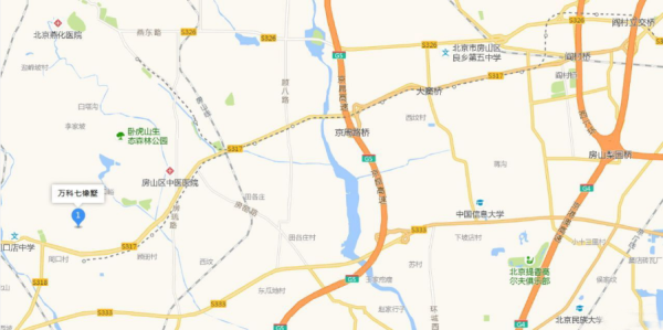 万科七橡墅_区位图_2