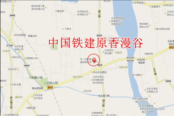 中国铁建·原香漫谷区位图